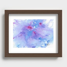 Blueberry Explosion Recessed Framed Print