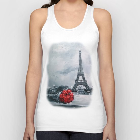 Bouquet for Parisienne Unisex Tank Top