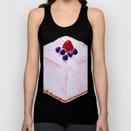 Berries Cake Unisex Tank Top