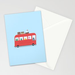 Funny Bus Stationery Card