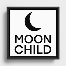 Moon Child Framed Canvas