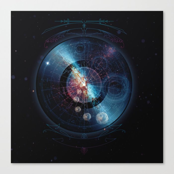 Space Music Canvas Print