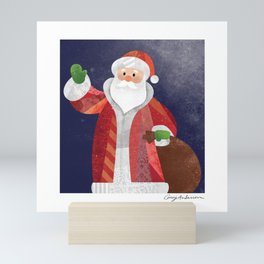 Santa Mini Art Print