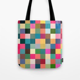 Multicolor Pixel Tiles Art - Kumulipo Tote Bag
