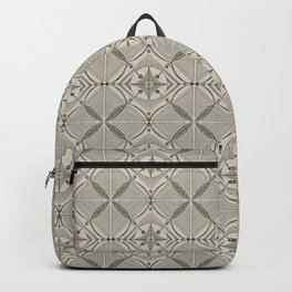 Elegant Tile Pattern Backpack