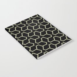 Black and Green Tessellation Line Pattern 12 Pairs Diamond Vogel 2022 Popular Colour Rediscover 0408 Notebook