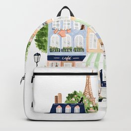 Parisian Buildings Backpack