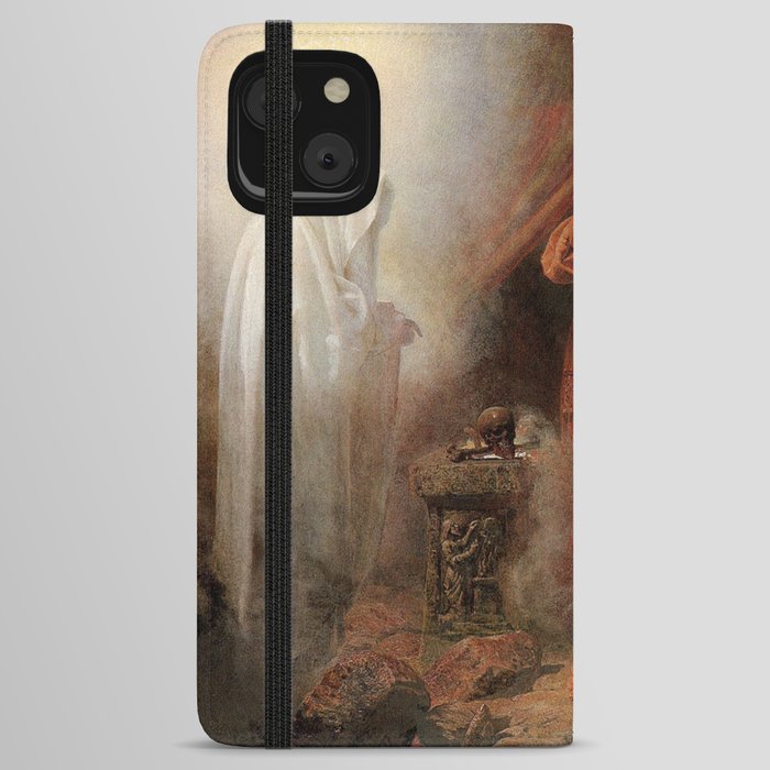  Saul And The Witch Of Endor - Edward Henry Сorbould iPhone Wallet Case