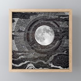 Moon Glow Framed Mini Art Print