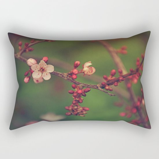 Lovely Cherry Blossom Rectangular Pillow