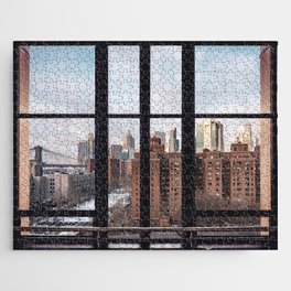 New York City Window View Jigsaw Puzzle