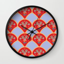 Flower pattern  Wall Clock