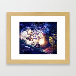 Once Upon a Sunkissed Swing Framed Art Print