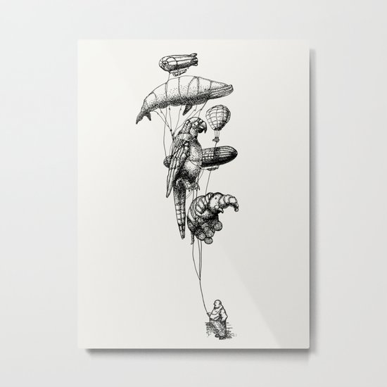 The Helium Menagerie Metal Print