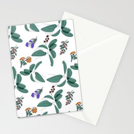 Floral Pattern Stationery Cards
