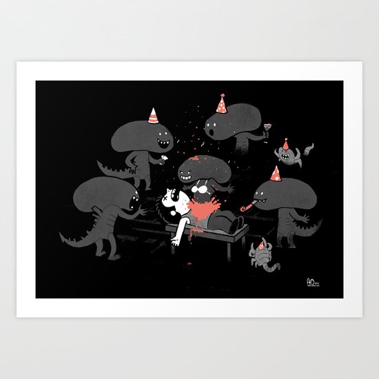 Surprise!!! Art Print