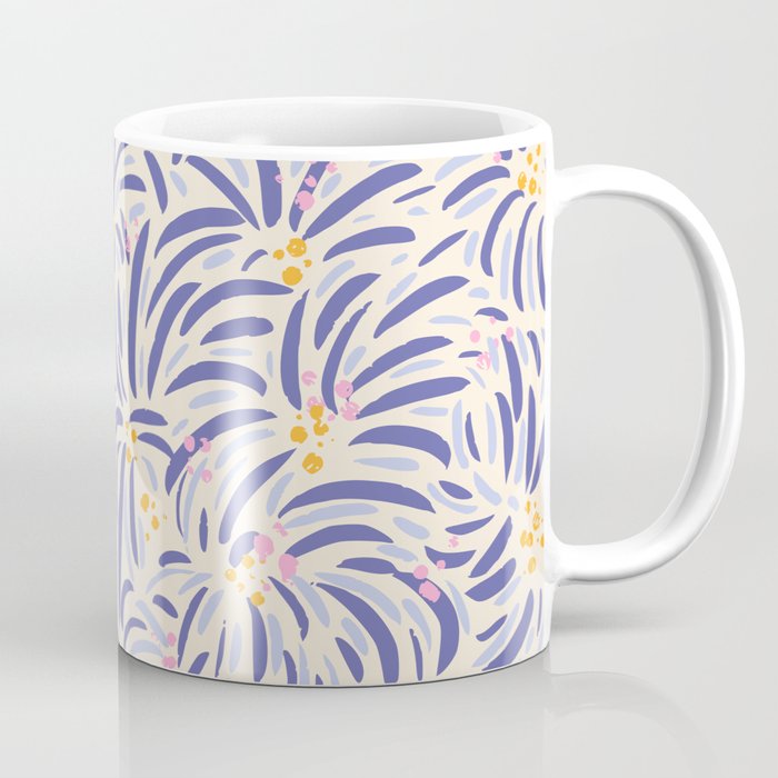 Powerful and floral pattern invers Coffee Mug