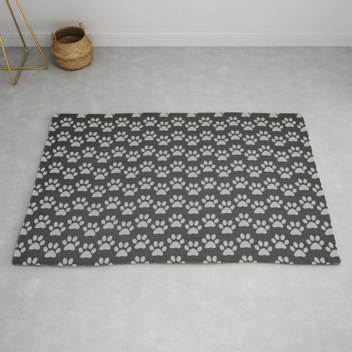 Paw Print Rug by Inspired Arts