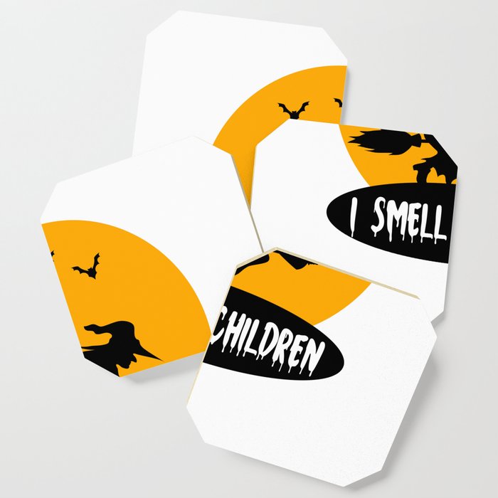 I Smell Children Halloween Shirts, Witch Shirt, Hocus Pocus Shirt Coaster