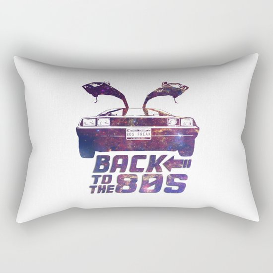 Back To The 80s Rectangular Pillow