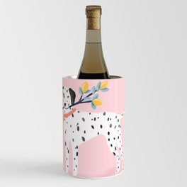 Dalmatian with Lemon Tree in Pink Wine Chiller