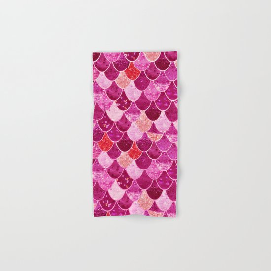 PINK MERMAID Hand & Bath Towel