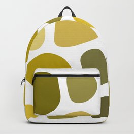 Geometric minimal color stone composition 3 Backpack