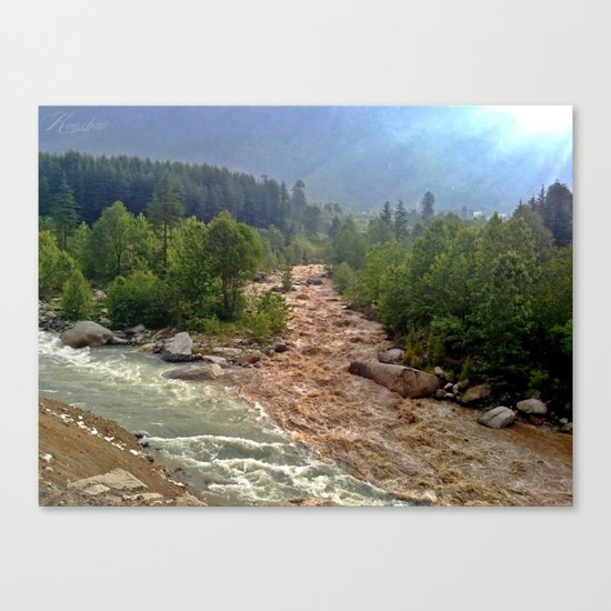 Good and Bad things come together Canvas Print