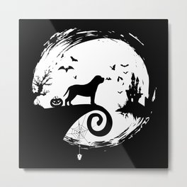 English Mastiff Halloween Costume Metal Print | Graphicdesign, Moonsilhouette, Creepy, Curated, Scary 