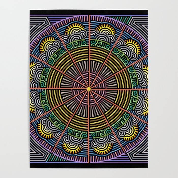 Sunrise In The Labyrinth Of Morning Poster