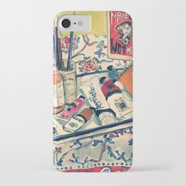 Folk City Painting No. 1 iPhone Case