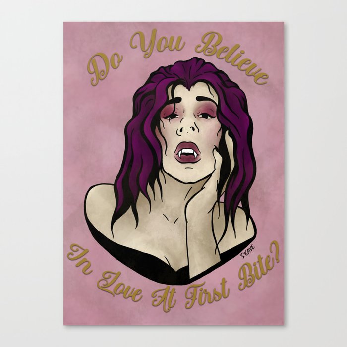 Love At First Bite Canvas Print
