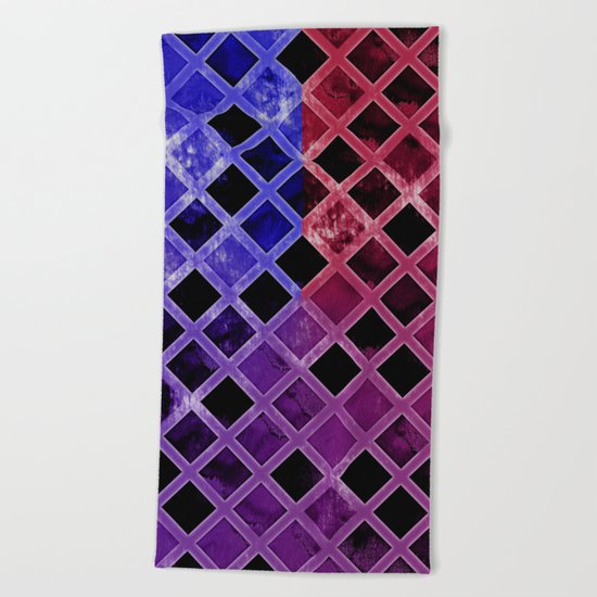 Abstract Geometric Background #5 Beach Towel