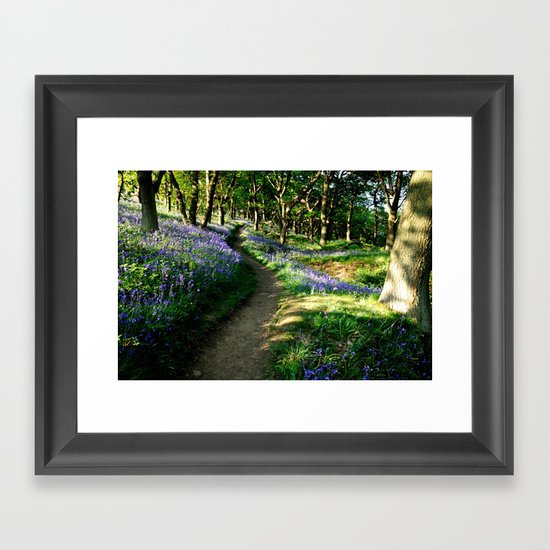 Bluebell Woods Framed Art Print