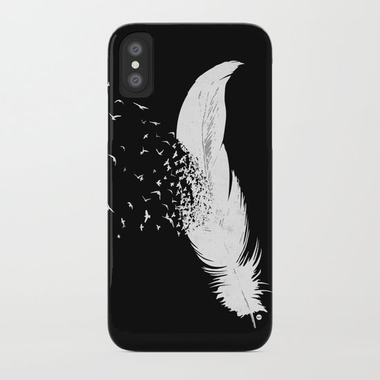 Birds of a Feather (Black) iPhone Case