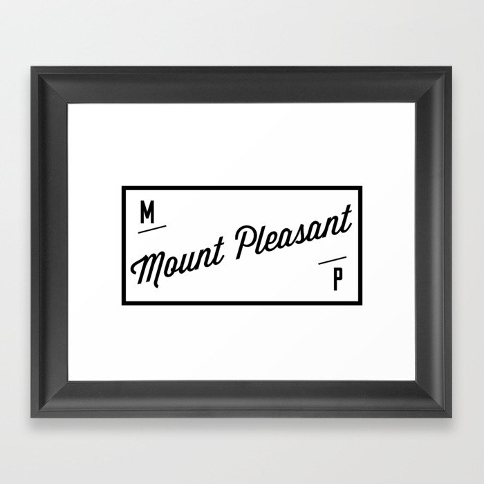 Mount Pleasant Framed Art Print