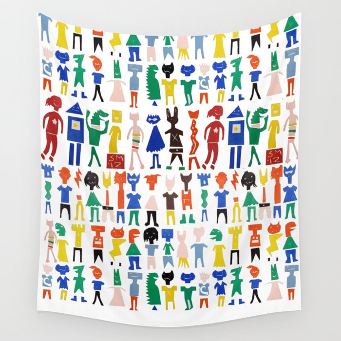 Characters Wall Tapestry