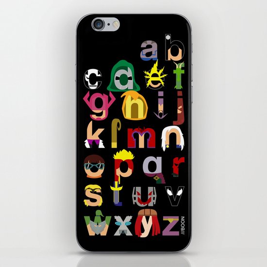 Marvelphabet Villains iPhone & iPod Skin