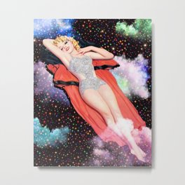 Space Odd-Ysee Metal Print | Glitterart, Art, Collageart, Mood, Sparkleart, Vintageglamour, Sparkle, Artography, Digital, Magic 