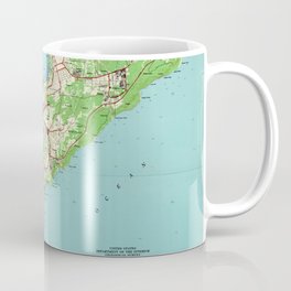 Vintage Guam Map (1965) Coffee Mug