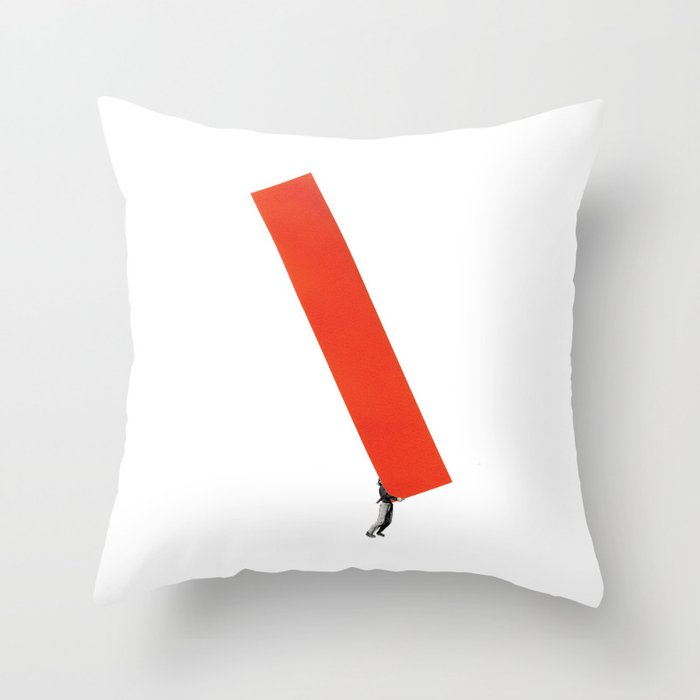 Heavy Construction Throw Pillow