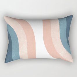 70s Rainbow Rectangular Pillow