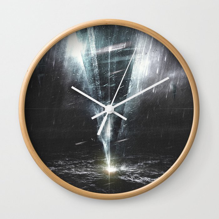We come in peace Wall Clock