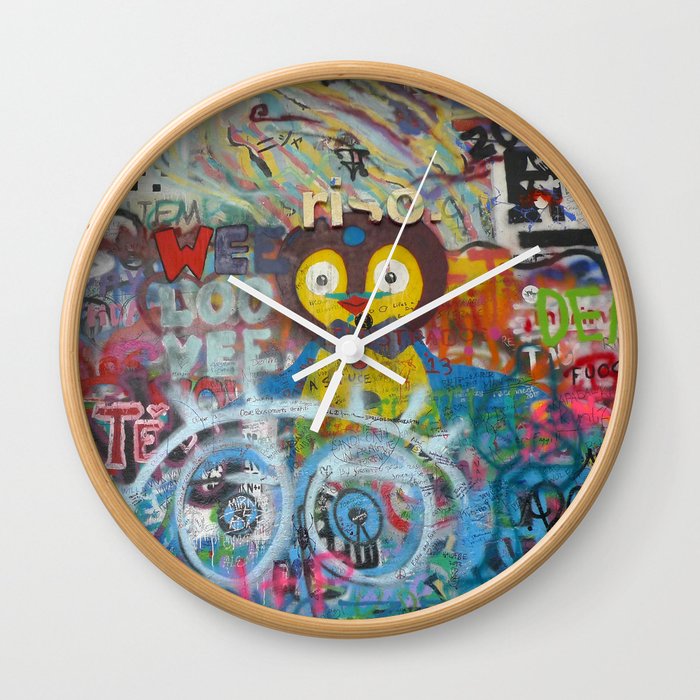 Graffiti Love Wall Clock