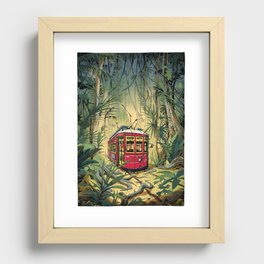 Jungle Tram Recessed Framed Print