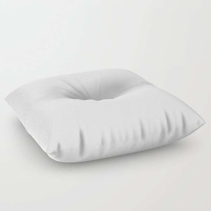 Liquid Swirl Abstract Pattern in Nearly White and Pale Stone Floor Pillow