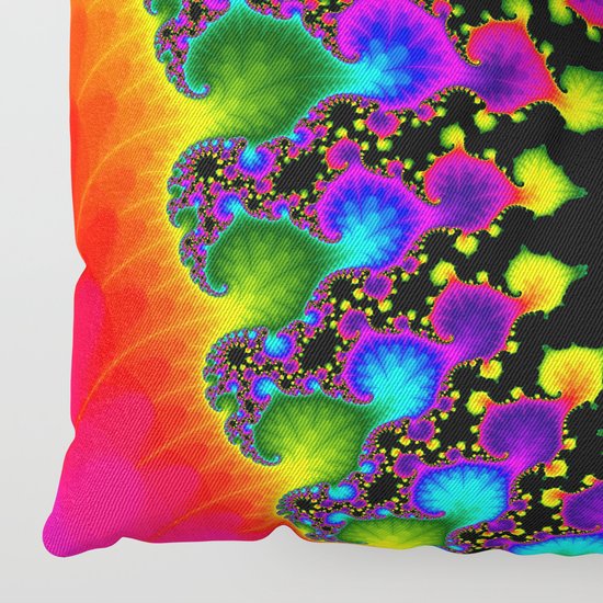 Abstract Art Fractal Art Psychedelic Art Green Yellow Lilac Red