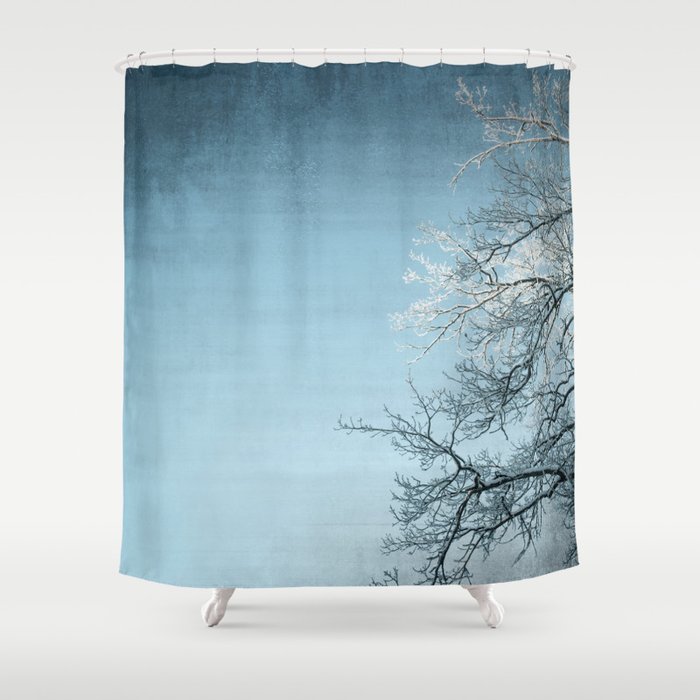 Winter Scene Shower Curtain By Karidesign Society6