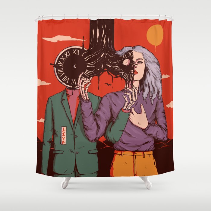 Shared Time Shower Curtain