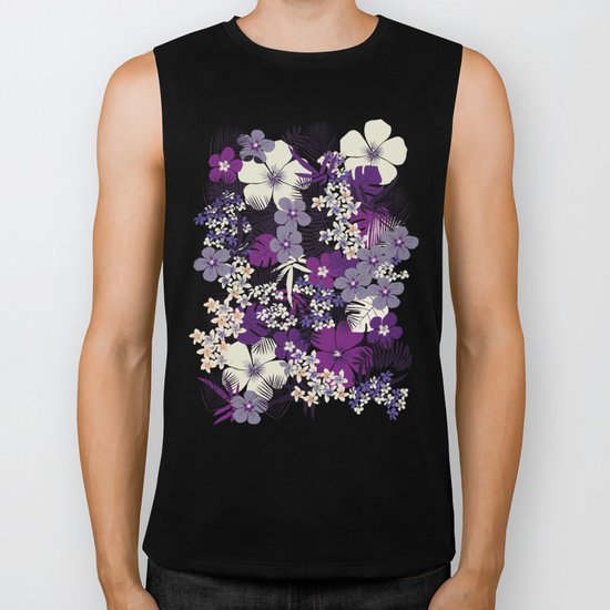 Floral 1 Biker Tank